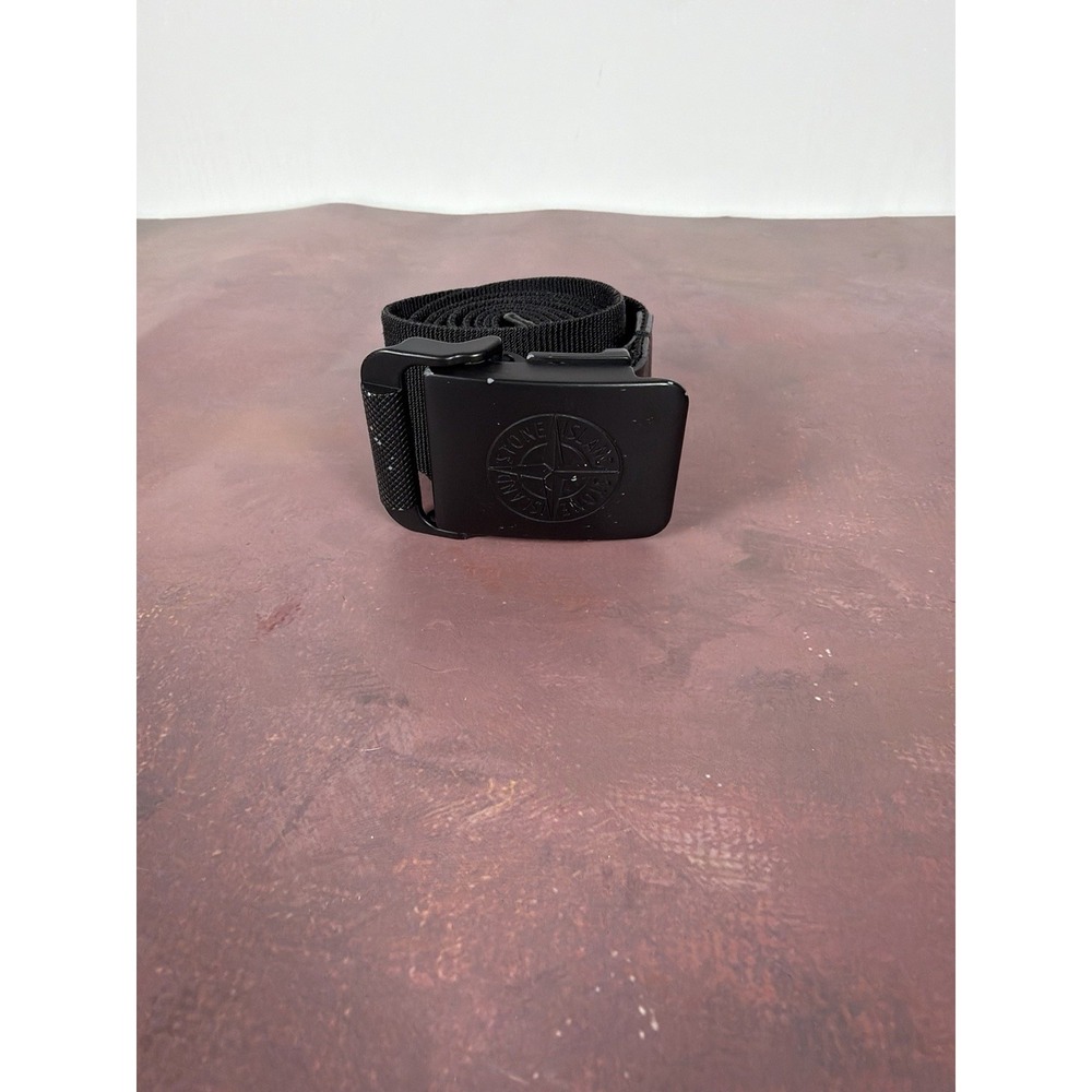 Stone Island Nylon Tape Belt 100 CM Black